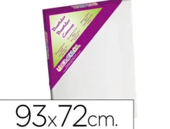 BASTIDOR LIDERCOLOR 30F LIENZO GRAPADO LATERAL ALGODON 100% MARCO PAWLONIA 1,8X3,8 CM BORDES MADERA 93X72 CM