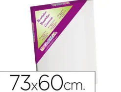 BASTIDOR LIDERCOLOR 20F LIENZO GRAPADO LATERAL ALGODON 100% MARCO PAWLONIA 1,8X3,8 CM BORDES MADERA 73X60 CM
