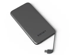 BATERIA EXTERNA GROOVY 4000MAH PARA DISPOSITIVOS ANDROID MICRO USB + TIPO C COLOR GRIS OSCURO