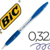 BIC BOLIGRAFO ATLANTIS STIC EMPUÑADURA DE GOMA PUNTA NIQUELADA 1.6 MM AZUL 892414