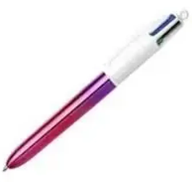 BIC BOLIGRAFO BIC 4 COLORES GRADIENT MORADO Y ROJO
