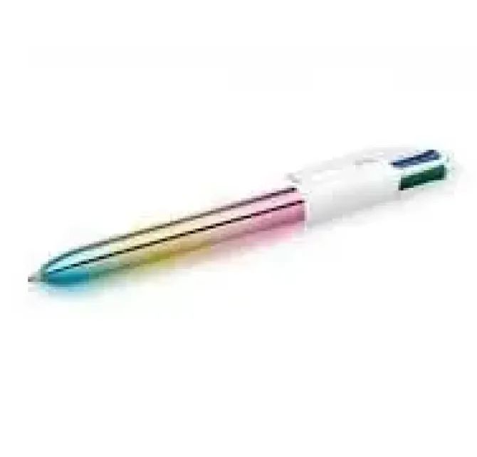 BIC BOLIGRAFO BIC 4 COLORES GRADIENT ROSA DORADO Y AZUL