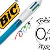 BIC BOLIGRAFO BIC CUATRO COLORES CON GRIP DE CAUCHO ERGONOMICO PUNTA MEDIA 1 MM