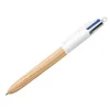 BIC BOLIGRAFO CUATRO COLORES WOOD STYLE COLOR TURQUESA, MADERA