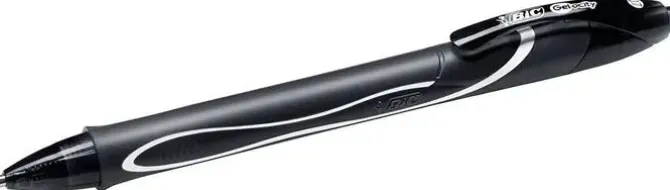 BIC GEL-OCITY QUICK DRY BOLIGRAFO DE GEL RETRACTIL - PUNTA MEDIA DE 0.7 MM - TINTA DE GEL - ANTI-MANCHAS - SECADO ULTRA RAPIDO - COLOR NEGRO