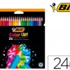 BIC INTENSITY COLOR UP CAJA DE 24 LAPICES TRIANGULARES DE COLORES SURTIDOS - FABRICADOS EN RESINA - MINA ULTRARESISTENTE DE 3.20MM
