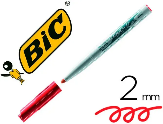 BIC ROTULADOR BIC VELLEDA BOARD 1,4MM ROJ 1199174103 MAK119777