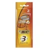 BIC SENSITIVE 3 PACK DE 2 MAQUINILLAS DE AFEITAR DESECHABLES DE 3 HOJAS - TIRA LUBRICANTE CON ALOE VERA