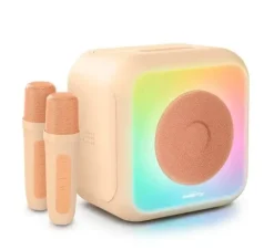 BIGBEN ALTAVOZ BLUETOOTH - DOS MICROFONOS INALAMBRICOS - POTENCIA MUSICAL 30W - COLOR NARANJA