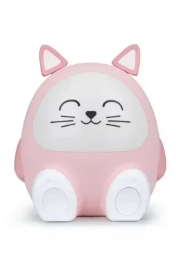 BIGBEN KIDS ALTAVOZ BLUETOOTH Y LUZ NOCTURNA - POTENCIA DE 15W - LUZ AJUSTABLE - CONTROL TACTIL - PORTATIL Y RECARGABLE - COLOR ROSA