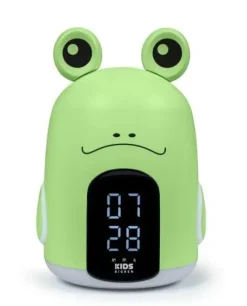 BIGBEN KIDS DESPERTADOR LUZ NOCTURNA TACTIL - ALARMA Y LUZ NOCTURNA - 3 SONIDOS DE ALARMA - INTENSIDAD AJUSTABLE - PANTALLA CON HORA - COLOR VERDE