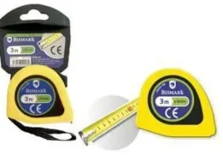 BISMARK FLEXOMETRO 3M CON FRENO - CINTA PARA LA MUÑECA - RESISTENTE PARA HOGAR Y OFICINA - COLOR AMARILLO