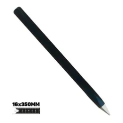 BLIM BARRA DE ACERO AL CARBONO - MEDIDAS: 16 X 350 MM - ALTA RESISTENCIA AL IMPACTO - TRATAMIENTO TERMICO PARA MAYOR DUREZA - COLOR NEGRO