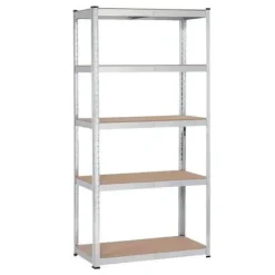 BLIM ESTANTERIA GALVANIZADA 5 BALDAS AJUSTABLES - MEDIDAS 180X120X45CM - PESO MAX. 250KG POR BALDA