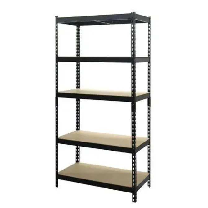 BLIM ESTANTERIA METALICA AJUSTABLE - 183X90X45MM - SOPORTE 175KG POR BALDA - FACIL MONTAJE - RECUBRIMIENTO POLVO NEGRO - COLOR NEGRO