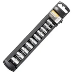 BLIM JUEGO DE LLAVES DE VASO - MEDIDA: 5, 6, 7, 8, 9, 10, 11, 12, 13, 14MM - TAMAÑO 1/4 - VERSATIL Y RESISTENTE - COLOR NEGRO