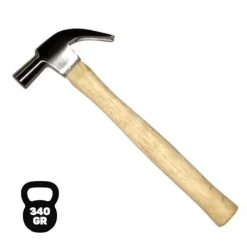 BLIM MARTILLO DE CARPINTERO - PESO 340 GR - GOLPES PRECISOS Y POTENTES - MANGO DE MADERA