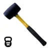 BLIM MAZO PARA TRABAJOS DELICADOS - PESO 450G - CABEZA DE CAUCHO - MANGO DE FIBRA - COLOR NEGRO