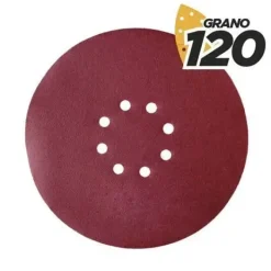 BLIM PACK DE 5 LIJAS CON VELCRO PARA LIJADORA BL0223 - GRANO 120 - FORMATO CIRCULAR