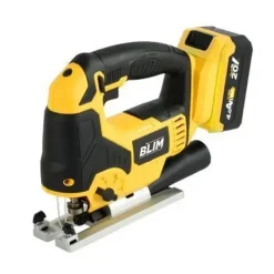 BLIM SIERRA DE CALAR A BATERIA 20V 4.0AH - VELOCIDAD SIN CARGA 0-2400RPM - BASE DE ALUMINIO - EMPUÑADURA ERGONOMICA - LASER/LED INCORPORADO