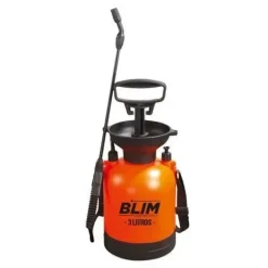 BLIM SULFATADORA/PULVERIZADOR DE MANO 3L - BOMBA CON PRESION HASTA 3 BAR - BOQUILLA REGULABLE - CORREA PARA COLGAR AL HOMBRO