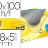 BLOC DE NOTAS ADHESIVAS QUITA Y PON POST-IT SUPER STICKY AMARILLO CANARIO 38X51 MM PACK PROMOCIONAL 16+4 GRATIS