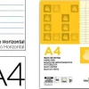 BLOC NOTAS LIDERPAPEL HORIZONTAL A4 50 HOJAS AMARILLAS 60G/M2 ENCOLADO