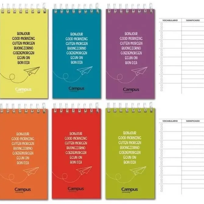 BLOC 73X130 80H 80G VOCABULAR.IDIOMAS 002957