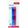 BOLIGRAFO CAMPUS COLOURS BLISTER 3 AZUL ROJO NEGRO 081336