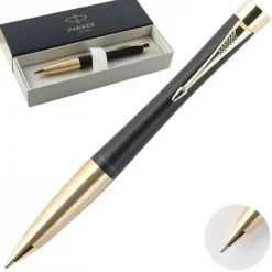 BOLIGRAFO PARKER URBAN VIBRANT NEGRO DORADO TINTA AZUL 2143640