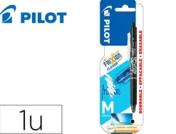 BOLIGRAFO PILOT FRIXION CLICKER BORRABLE 0,7 MM PUNTA MEDIA NEGRO EN BLISTER