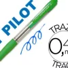 BOLIGRAFO PILOT SUPER GRIP VERDE CLARO RETRACTIL SUJECION DE CAUCHO TINTA BASE DE ACEITE