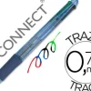 BOLIGRAFO Q-CONNECT 4 EN 1 TINTA 4 COLORES RETRACTIL -CON SUJECION DE CAUCHO