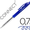 BOLIGRAFO Q-CONNECT RETRACTIL CON CLIP DISEÑO FINO TINTA ACEITE 0,7 MM COLOR AZUL