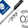 BOLIGRAFO STAEDTLER STICK NEGRO CON CAPUCHON