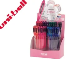 BOLIGRAFO UNI BALL UM-120 SIGNO 0,7 MM TINTA GEL EXPOSITOR DE 48 COLORES BASICOS
