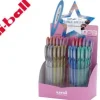 BOLIGRAFO UNI BALL UM-120 SIGNO 0,7 MM TINTA GEL EXPOSITOR DE 48 COLORES METALIZADOS