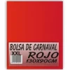 BOLSA CARNAVAL GRANDE XXL PP 90X130 G/250 ROJO