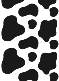 BOLSA CARNAVAL PP 65X90CM BLANCA MANCHAS VACA NEGRAS 7778040 00072102