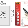BOLSA DE PLASTIFICAR FELLOWES BRILLO DIN A5 125 MICRAS PACK 100 UNIDADES