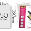 BOLSA DE PLASTIFICAR FELLOWES BRILLO DIN A4 250 MICRAS PACK DE 100 UNIDADES