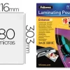 BOLSA DE PLASTIFICAR FELLOWES BRILLO DIN A4 80 MC PACK 25 UNIDADES