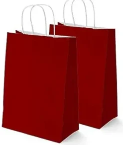 BOLSA PAPEL 44X50 ROJO OSCURO