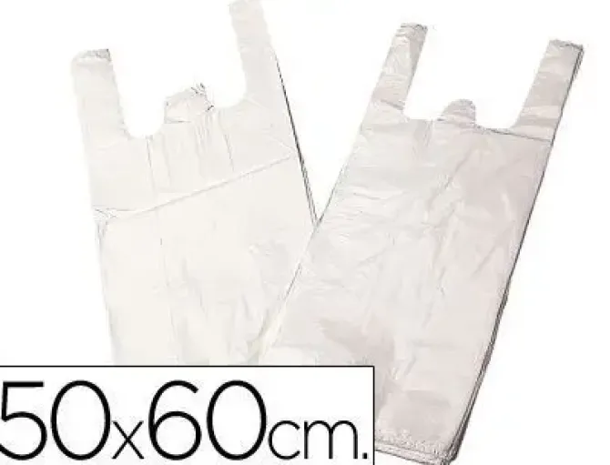 BOLSA PLASTICO ASAS 050X060 CAMISETA 2 KG