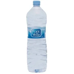 BOTELLA AGUA FONT VELLA 1,5 LITROS