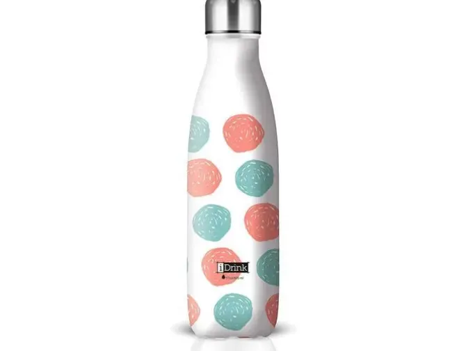 BOTELLA TERMICA DOTS 500ML ACERO INOXIDABLE ID0007