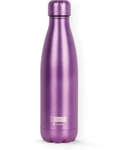 BOTELLA TERMICA VIOLETA 500ML ACERO INOXIDABLE ID0023
