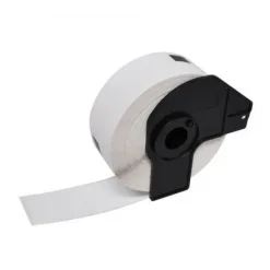 BROTHER DK11204 - ETIQUETAS GENERICAS PRECORTADAS MULTIPROPOSITO - 17X54 MM - 400 UNIDADES - TEXTO NEGRO SOBRE FONDO BLANCO