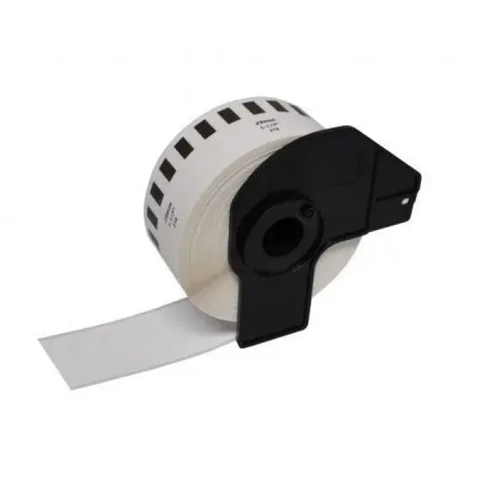 BROTHER DK22210 - ETIQUETAS GENERICAS DE TAMAÑO PERSONALIZADO - ANCHO 29MM X 30,48 METROS - TEXTO NEGRO SOBRE FONDO BLANCO