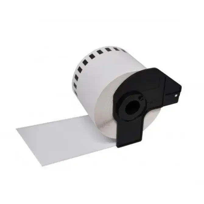 BROTHER DK22246 - ETIQUETAS GENERICAS DE TAMAÑO PERSONALIZADO - ANCHO 103MM X 30,48 METROS - TEXTO NEGRO SOBRE FONDO BLANCO